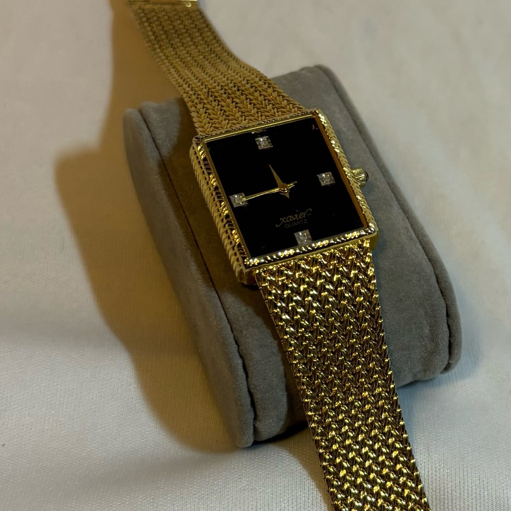 Men Gold Tone Watch